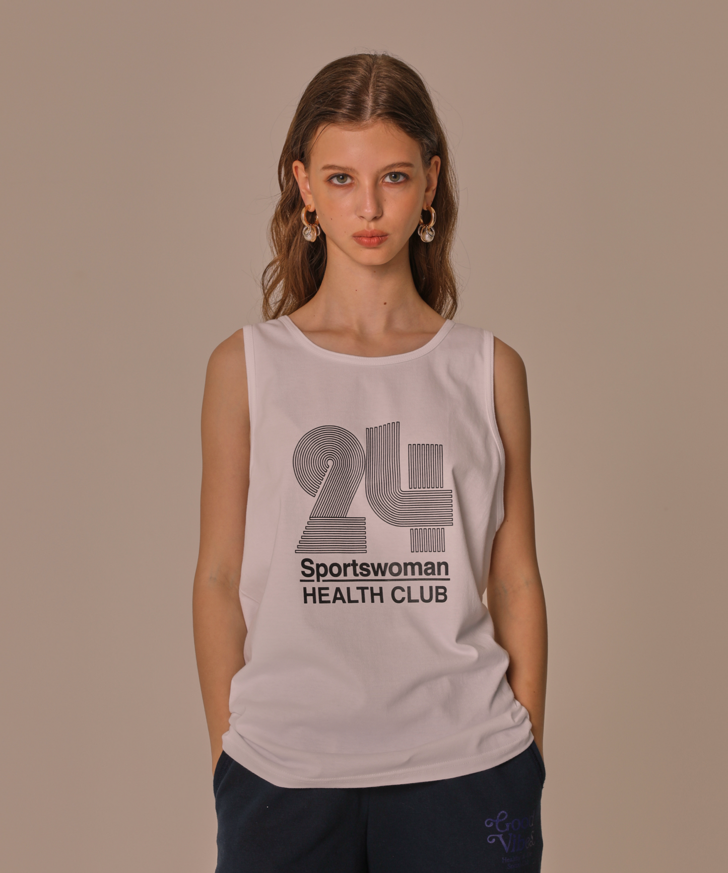 SIMPLE SPORTS COTTON TANK (24)★
