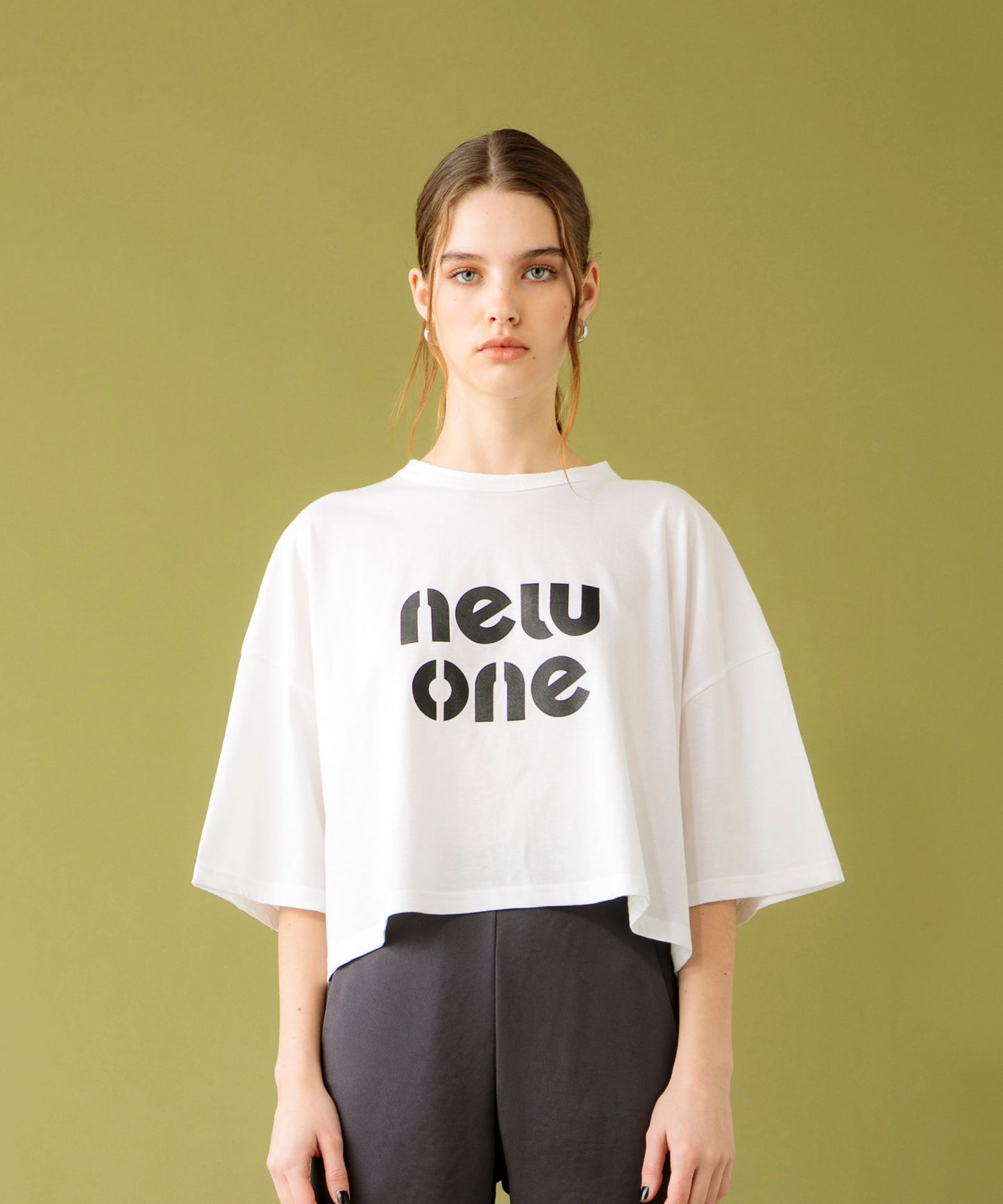 SHORT HALF WIDE SLEEVE TEE(new one)