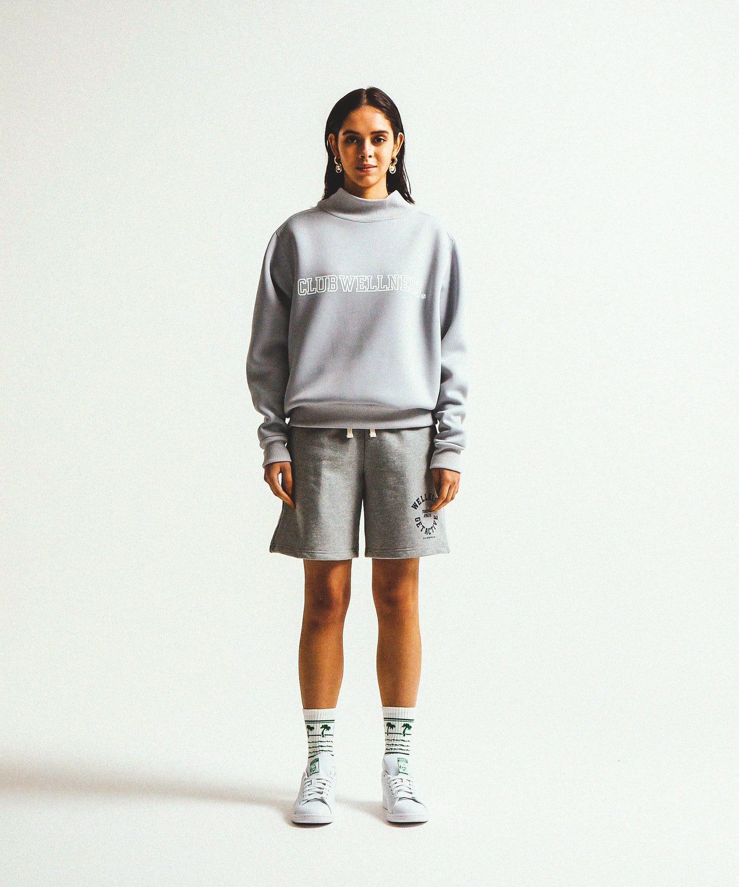 HI-NECK SPONGE SWEAT