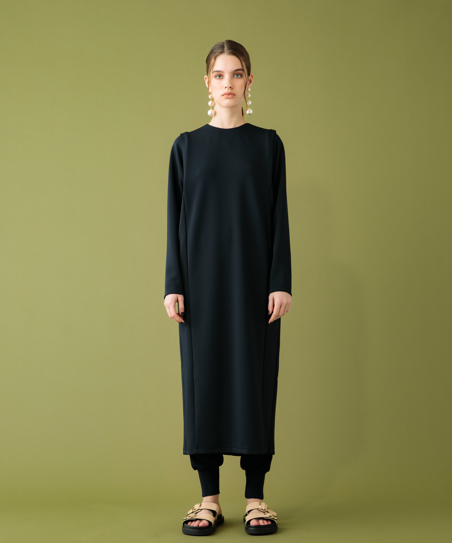 【再入荷】COCOON BOLUME CUT DRESS