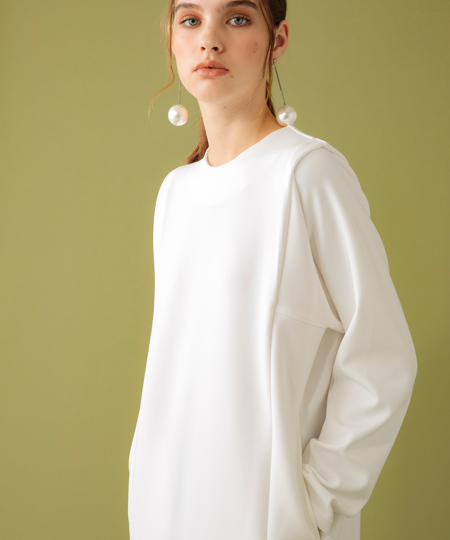 【再入荷】COCOON BOLUME CUT DRESS
