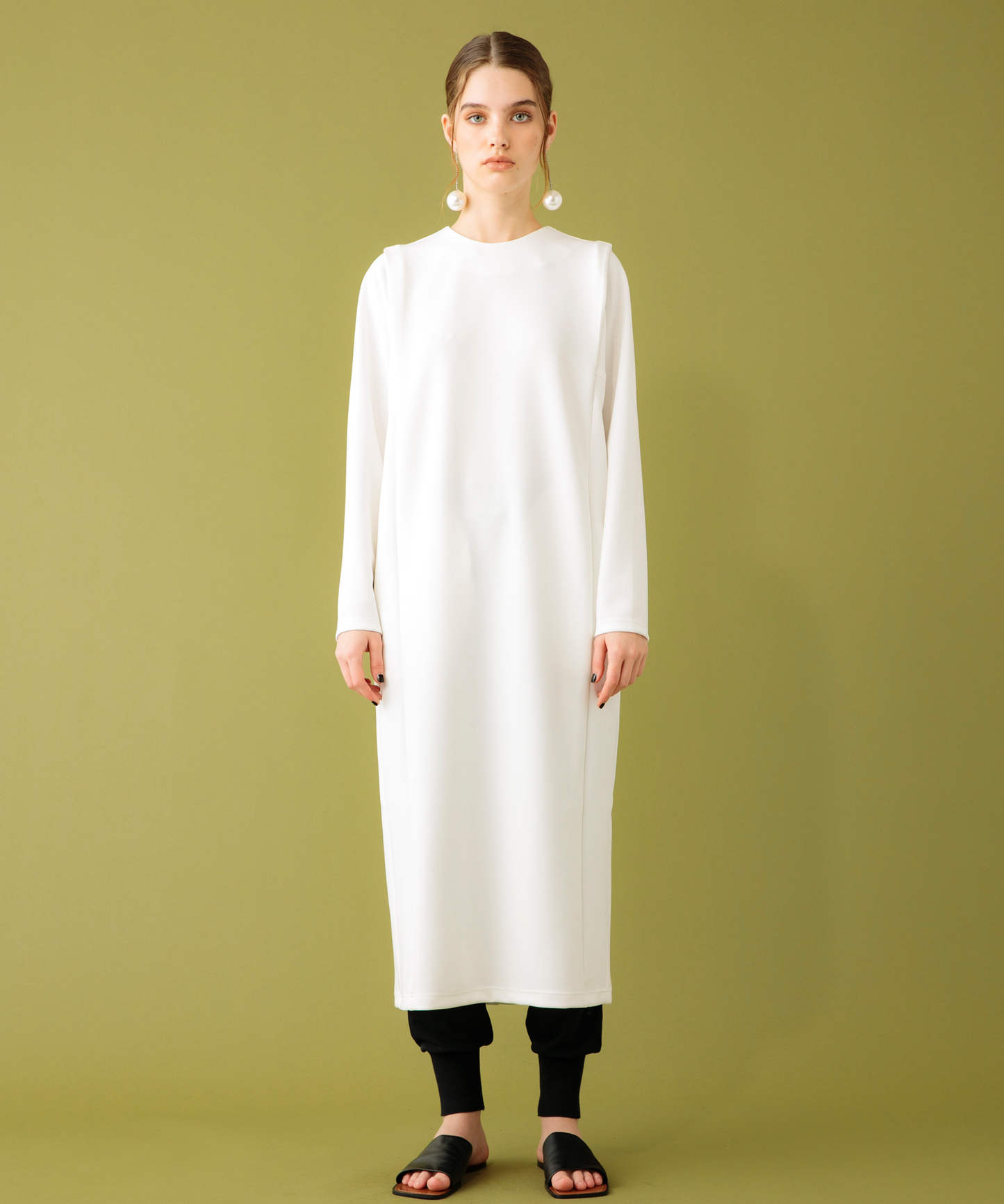 【再入荷】COCOON BOLUME CUT DRESS