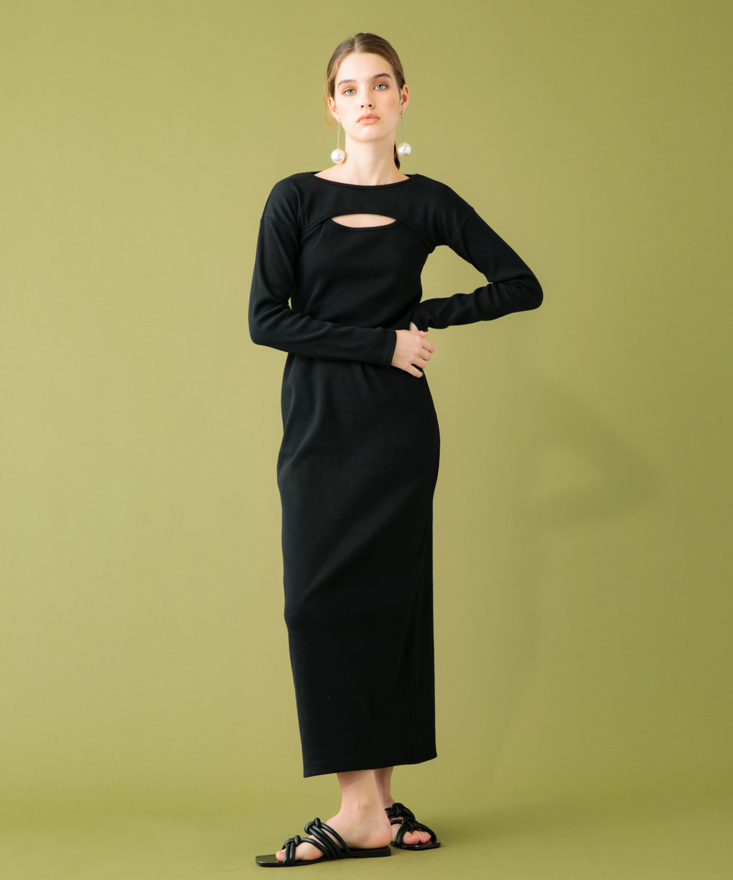 COMBI BOLERO&RIB L TANK DRESS