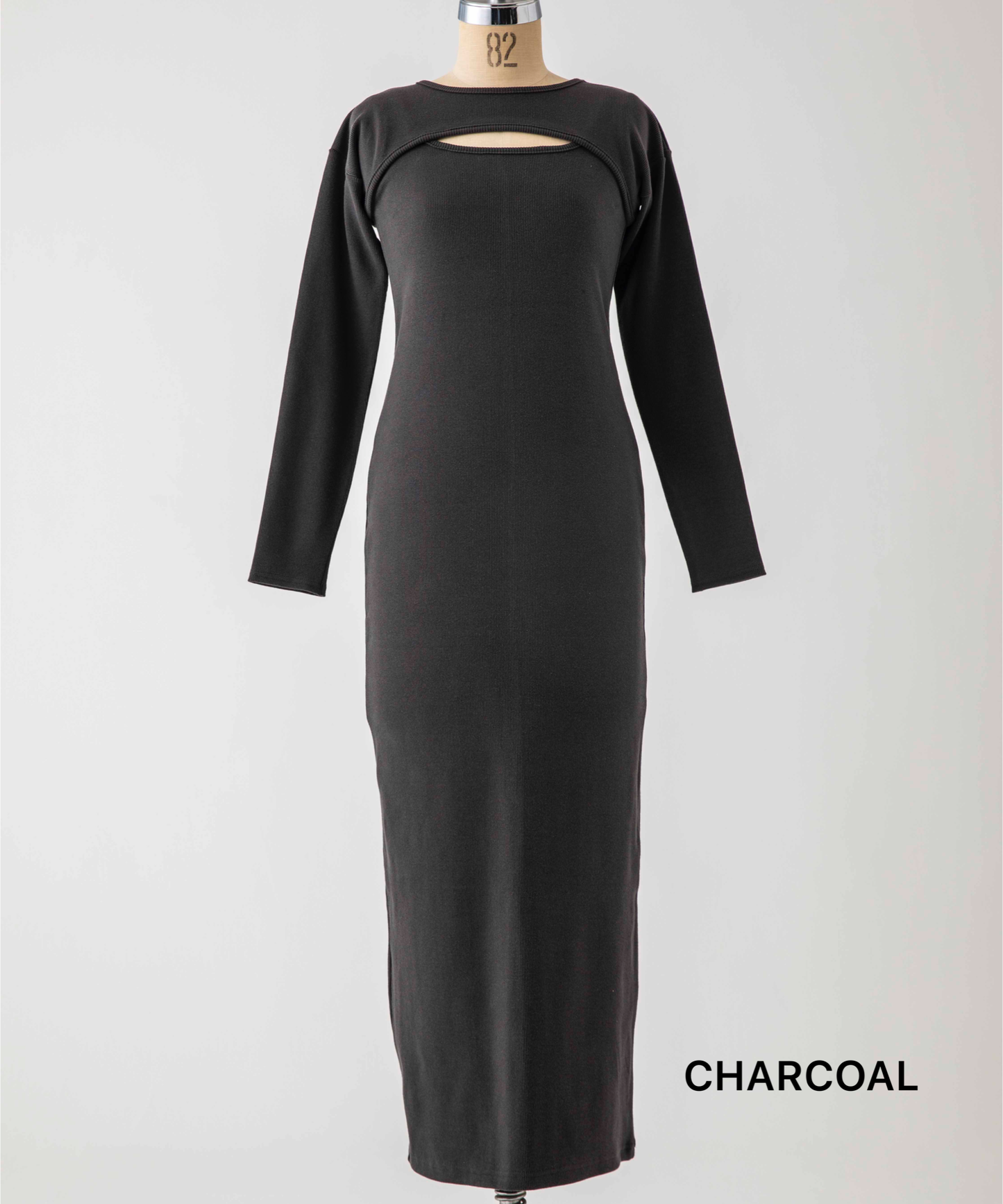 COMBI BOLERO&RIB L TANK DRESS