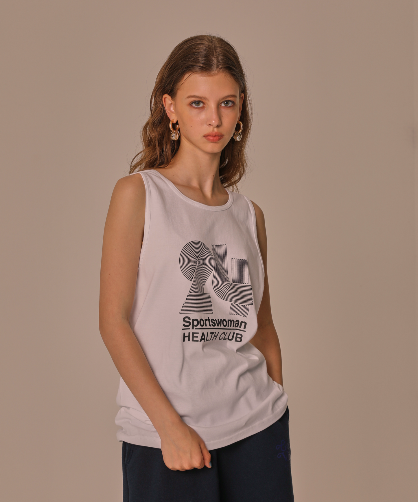SIMPLE SPORTS COTTON TANK (24)★