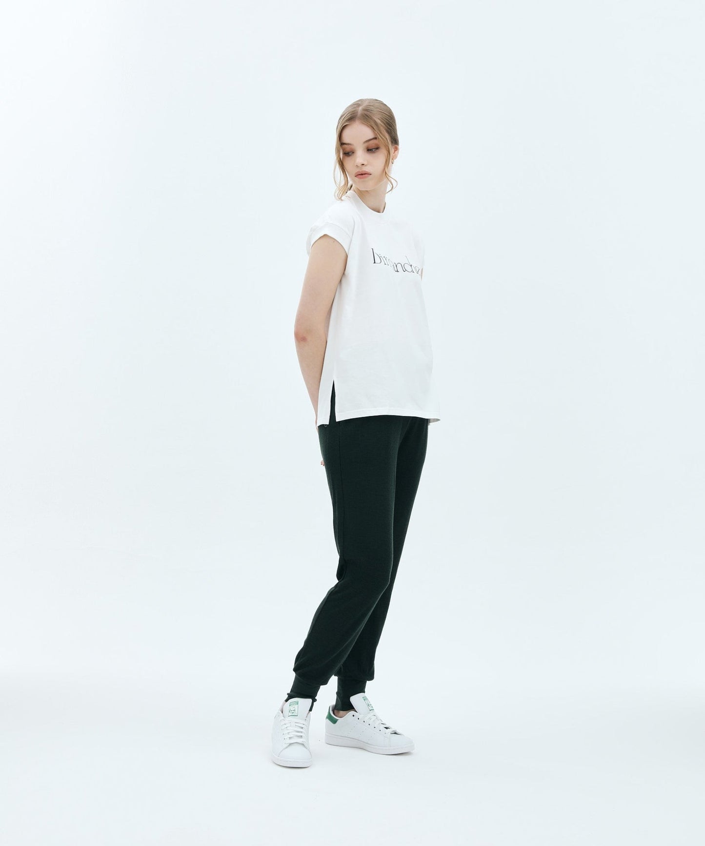 WOOL RIB KNIT JOGGER PANTS