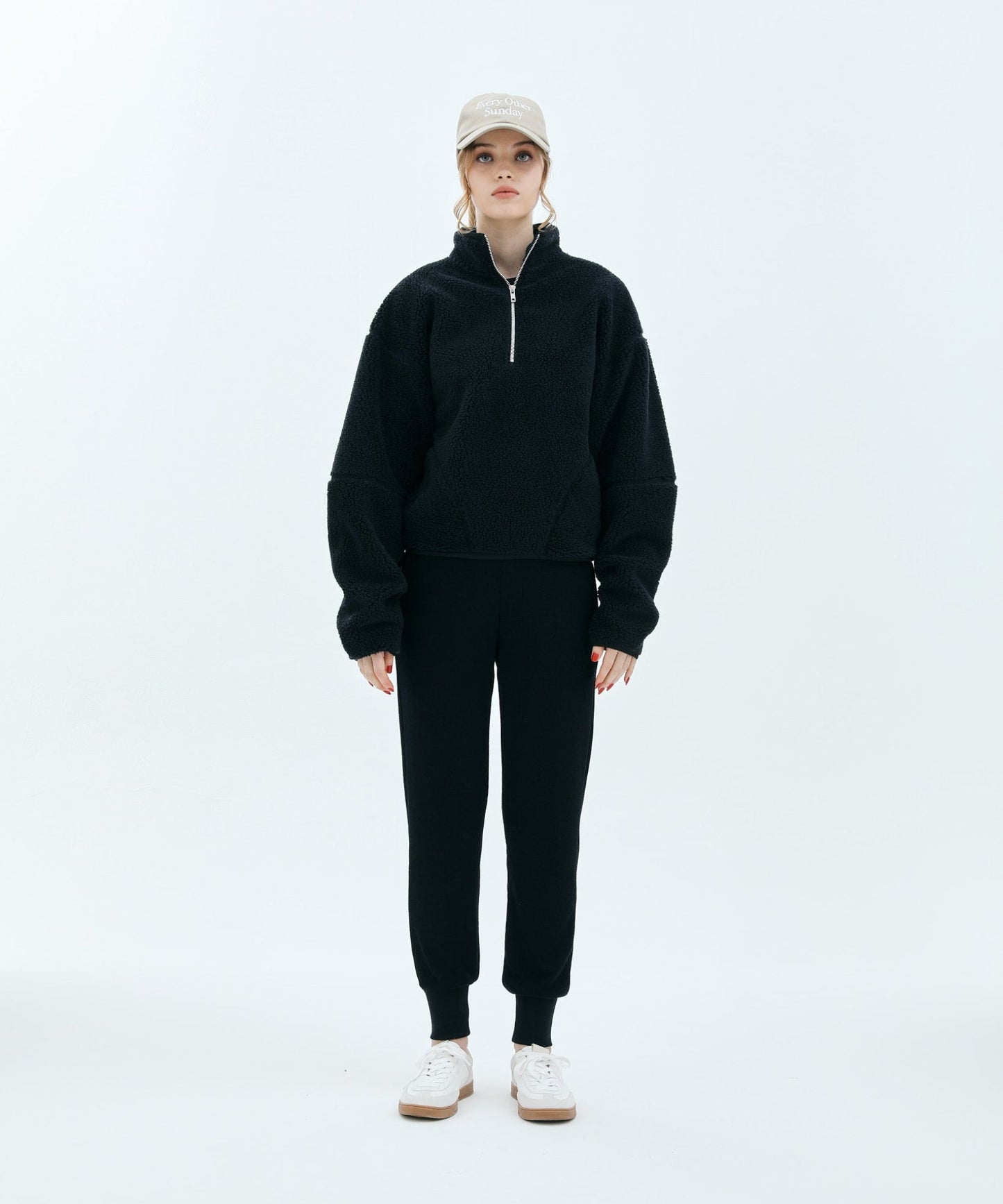 WOOL RIB KNIT JOGGER PANTS