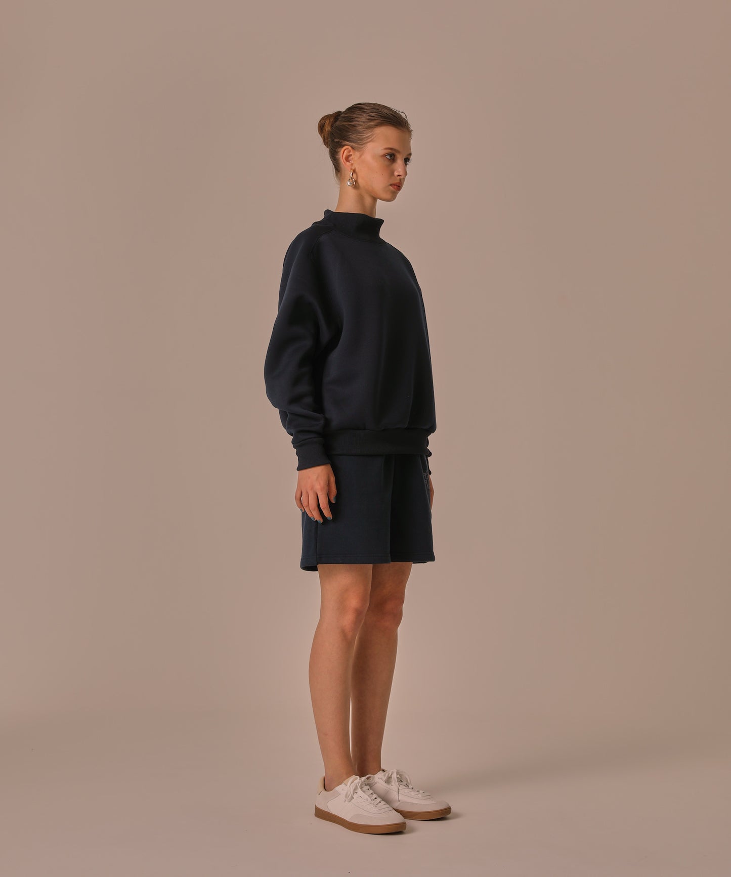 HI-NECK SPONGE SWEAT