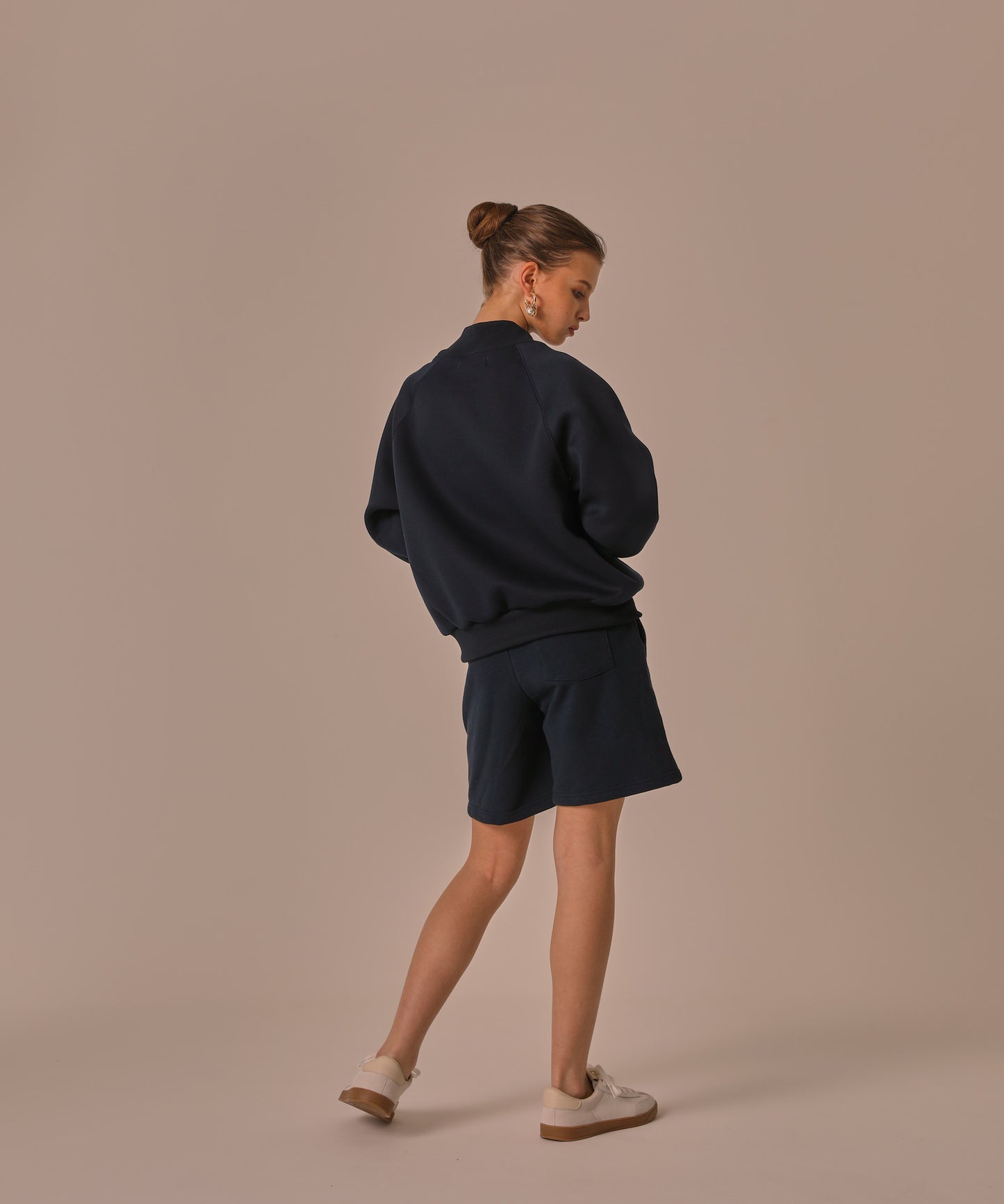 HI-NECK SPONGE SWEAT
