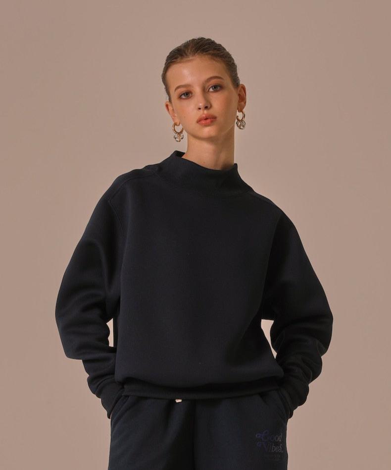 HI-NECK SPONGE SWEAT
