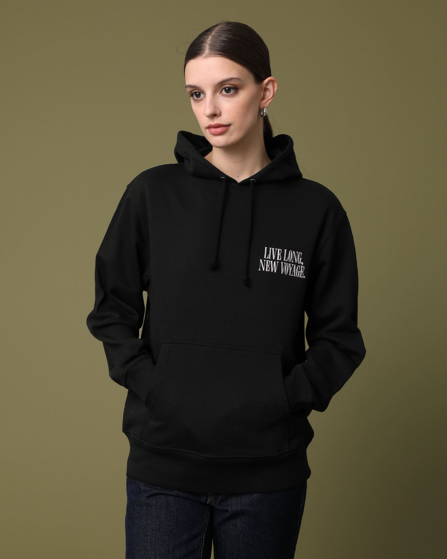 TRAINING HOODIE SWEAT(LIVE LONG,NEW VOYAGE.)