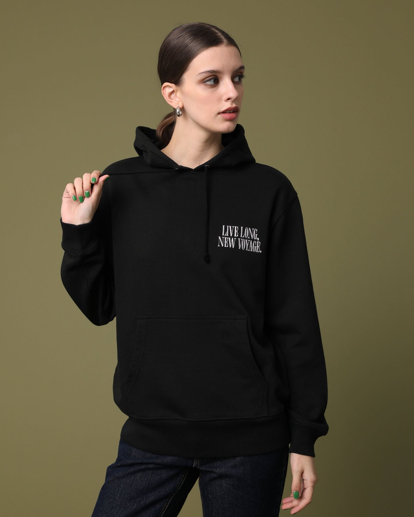 TRAINING HOODIE SWEAT(LIVE LONG,NEW VOYAGE.)