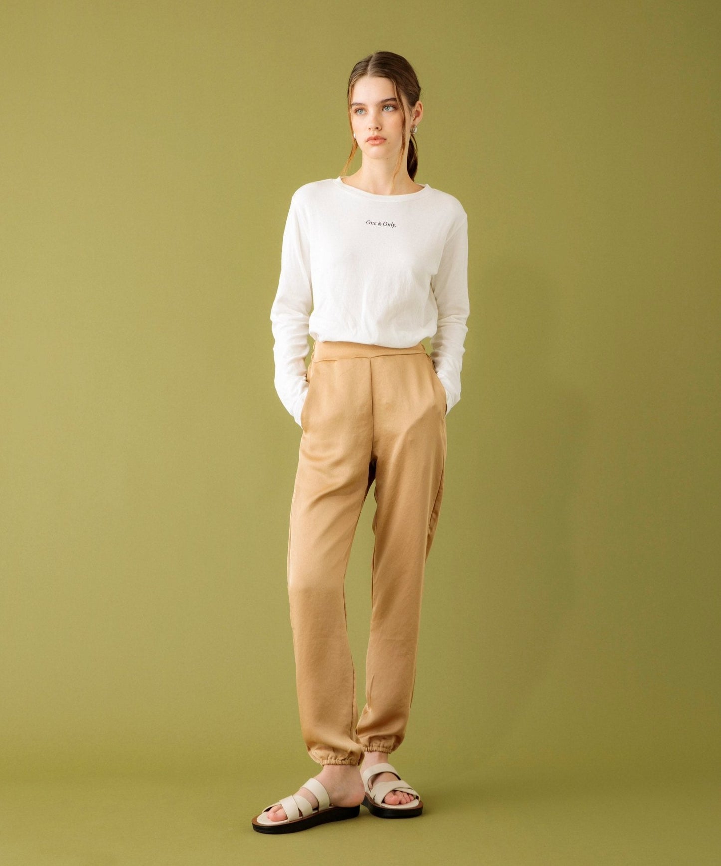 W-GAUZE LONG SLEEVE TEE