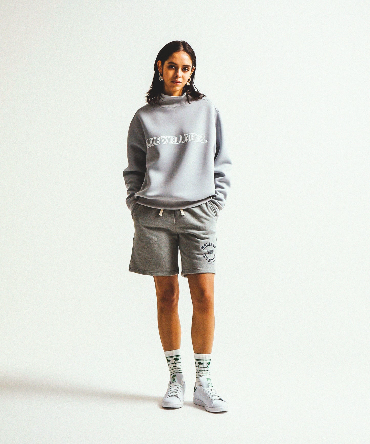 HI-NECK SPONGE SWEAT
