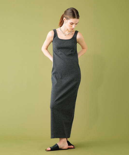 COMBI BOLERO&RIB L TANK DRESS