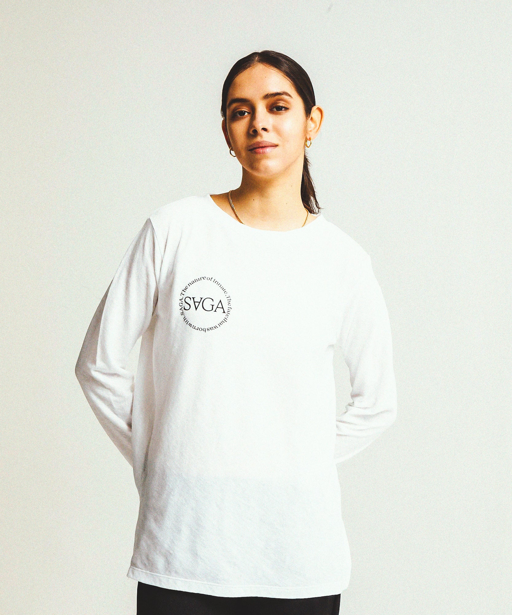 ★SLAB LONG SLEEVE T（SAGA）