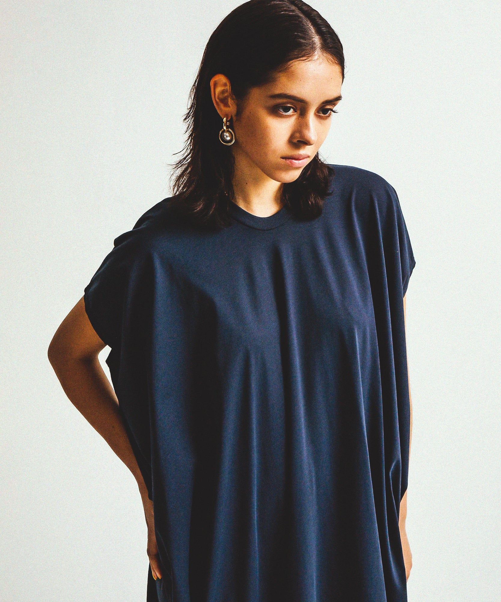 ★BALLON CUT T DRESS