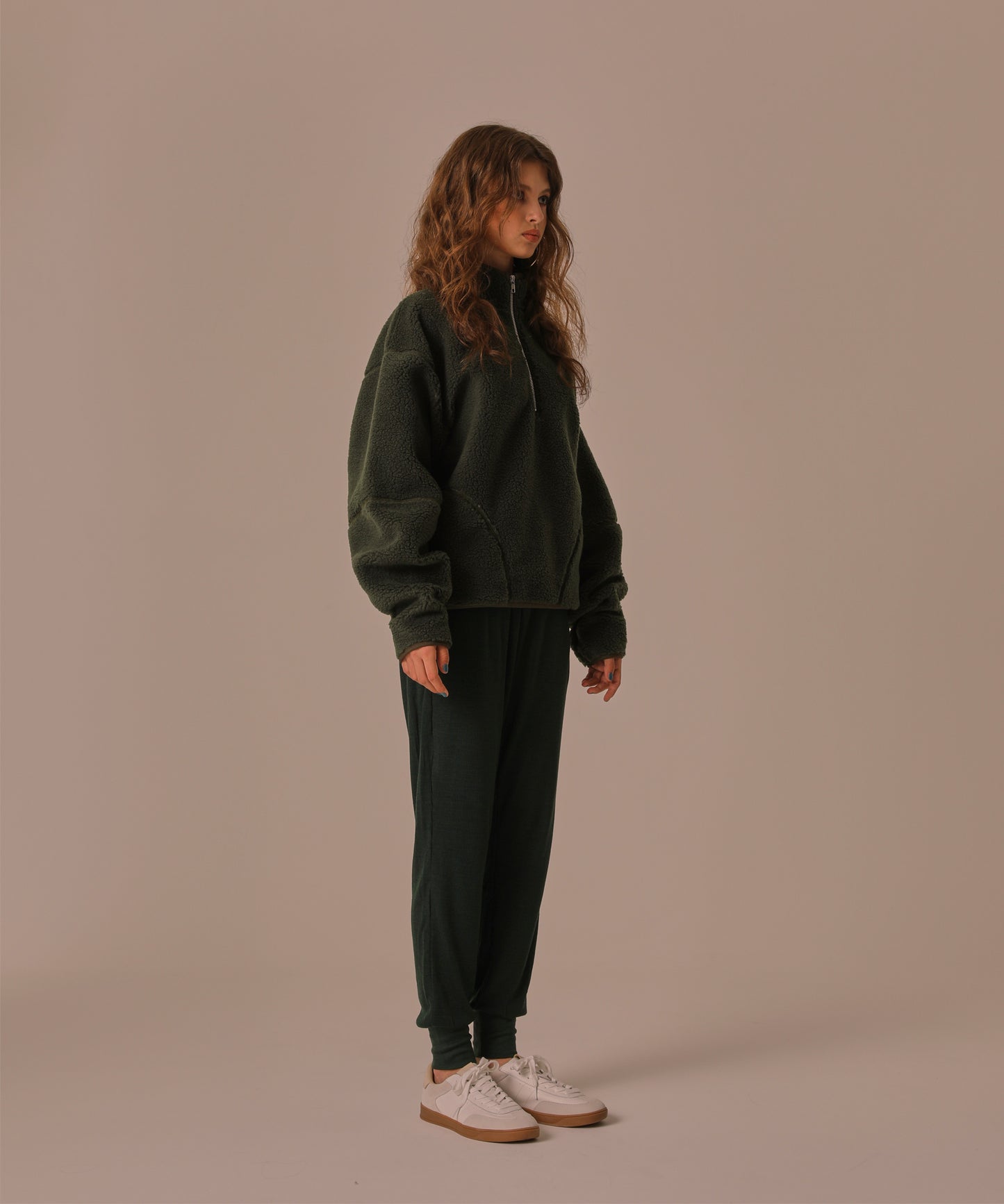 ZIP FREECE PULLOVER