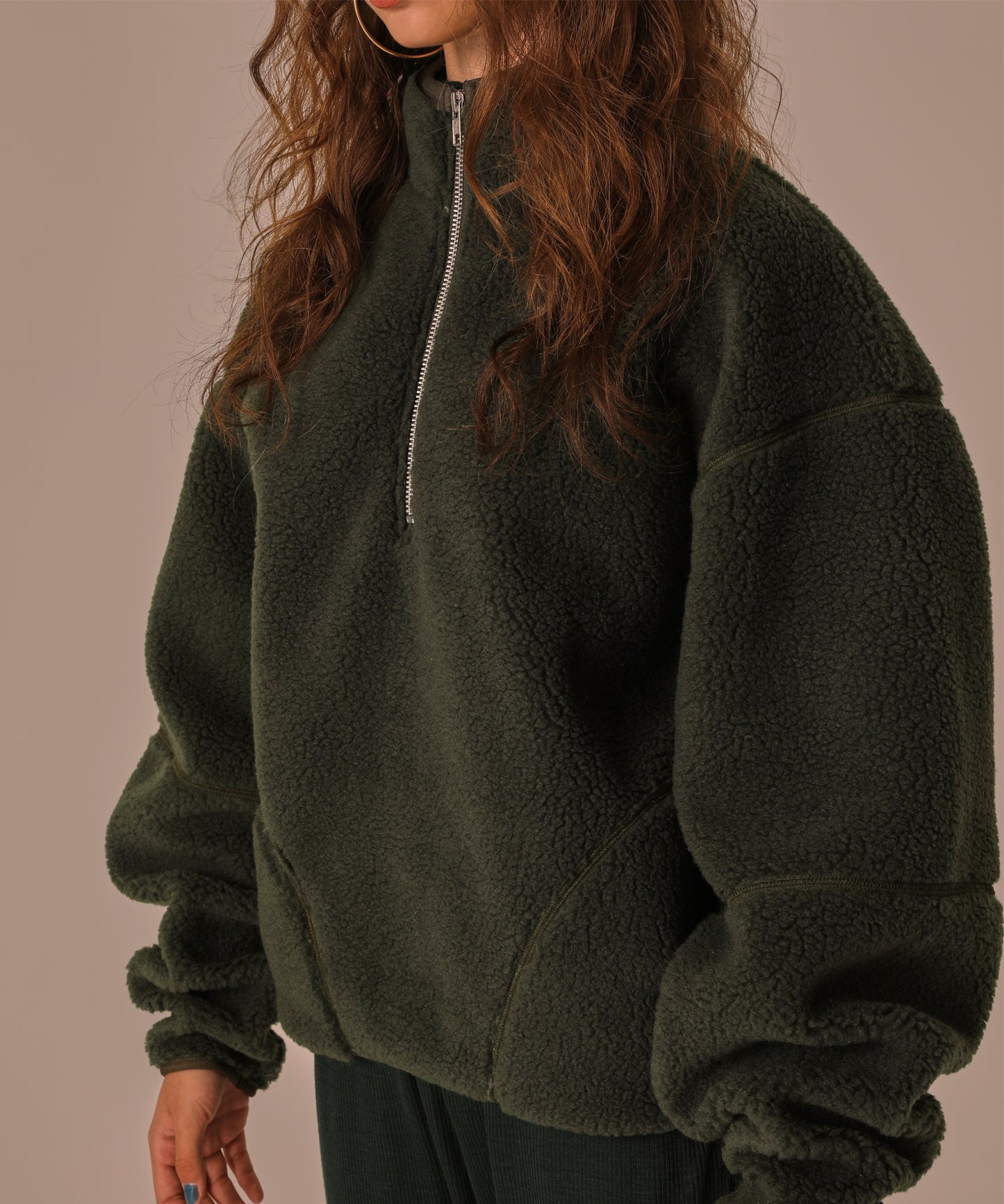 ZIP FREECE PULLOVER