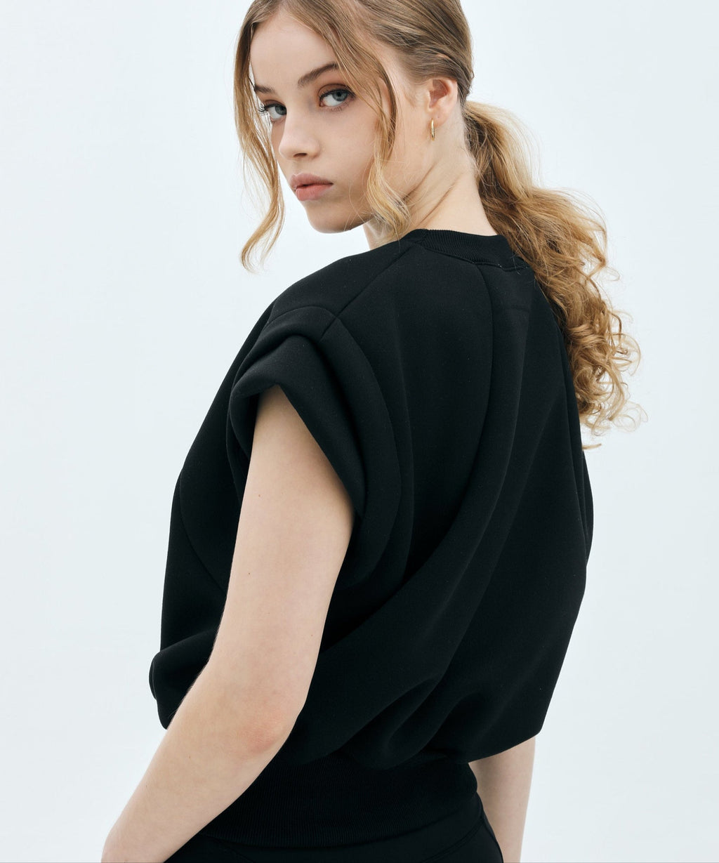 ★BONDING CAP SLEEVE TOP