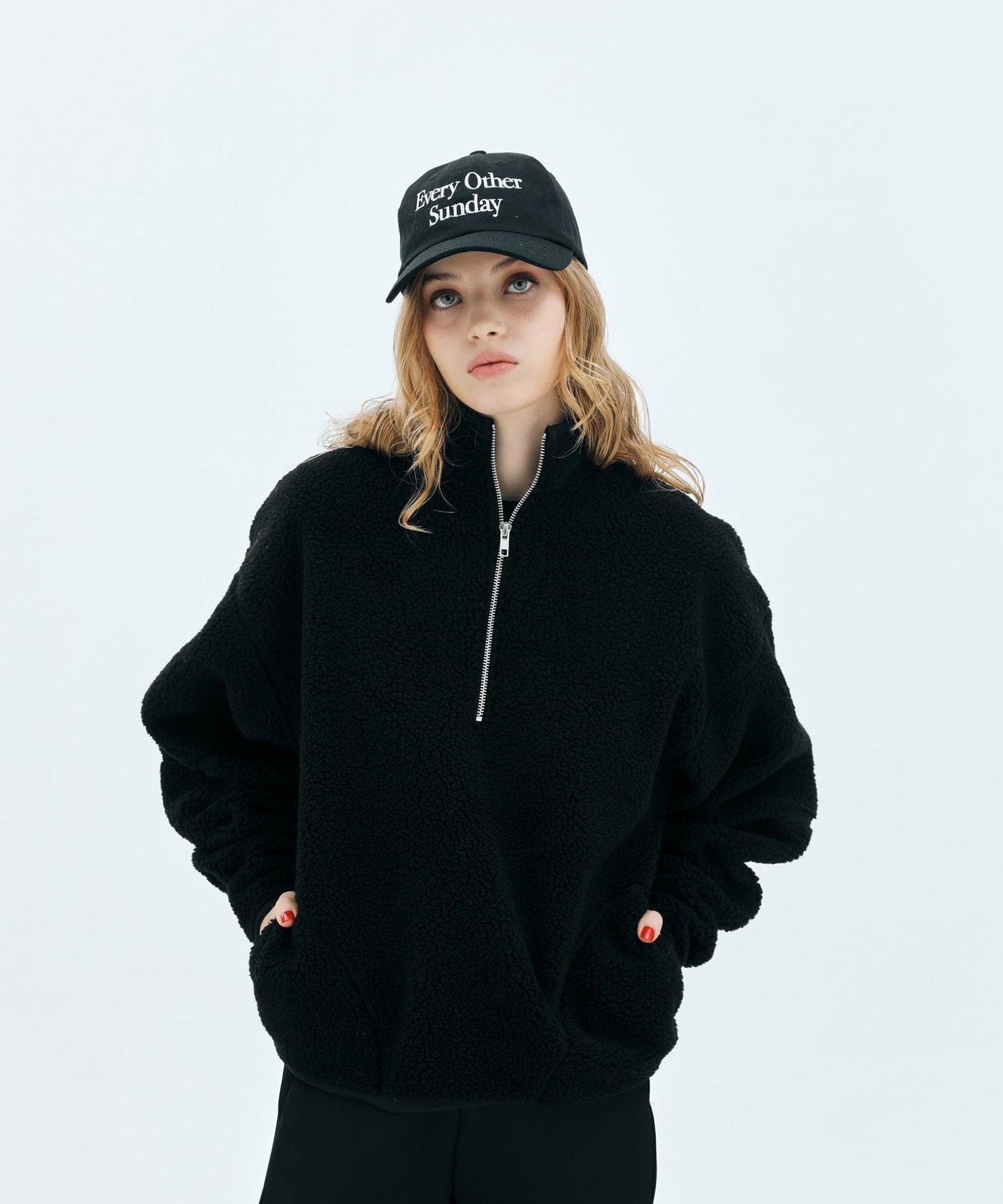 ZIP FREECE PULLOVER
