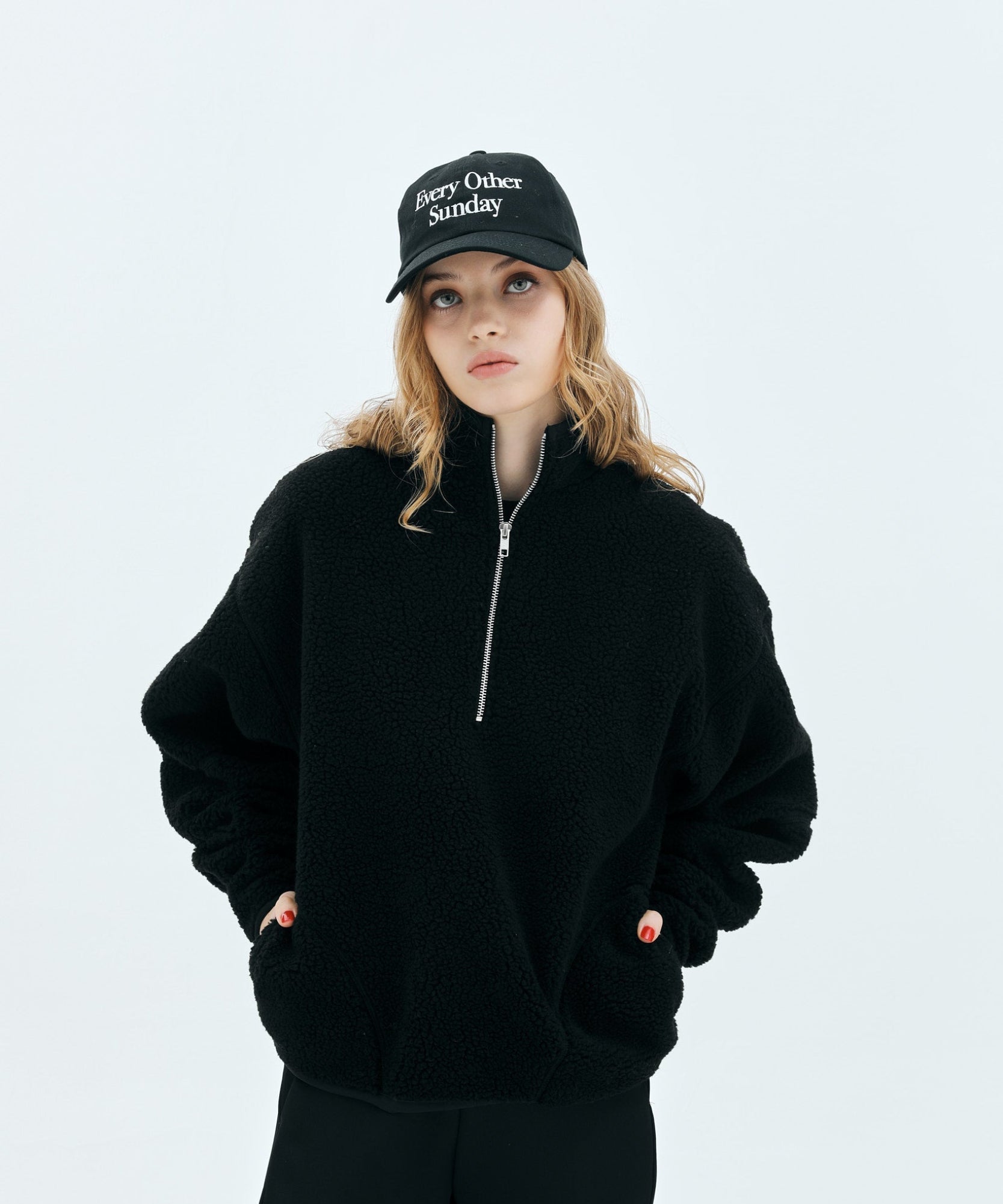 ZIP FREECE PULLOVER