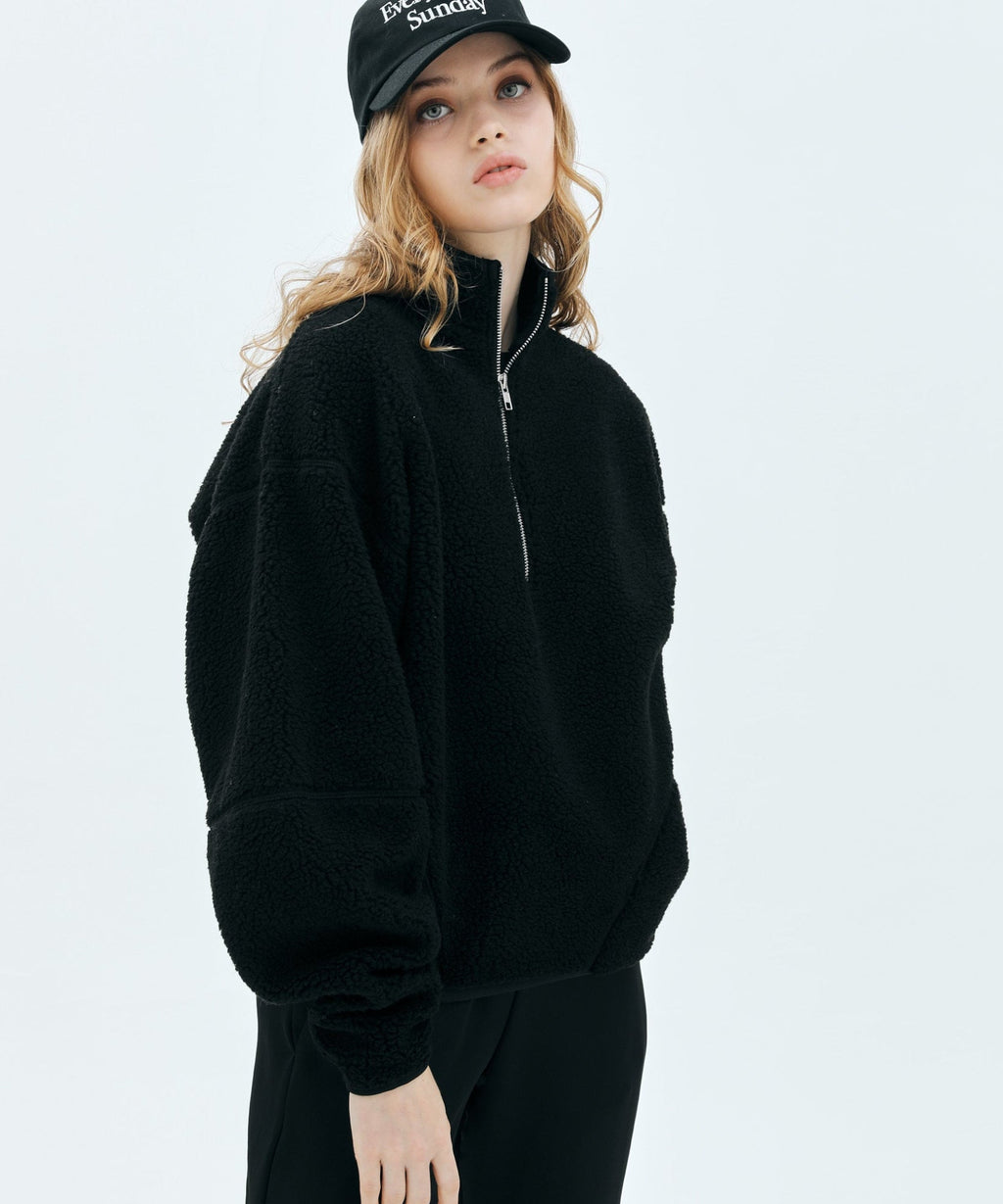 ZIP FREECE PULLOVER