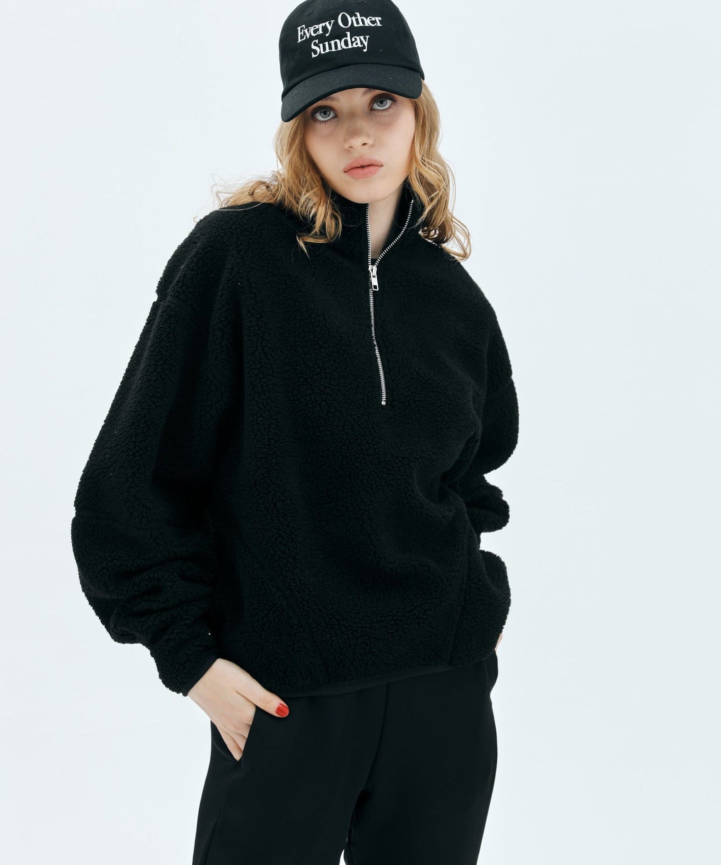 ZIP FREECE PULLOVER