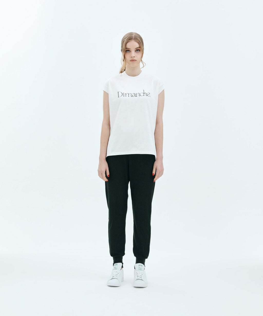 WOOL RIB KNIT JOGGER PANTS