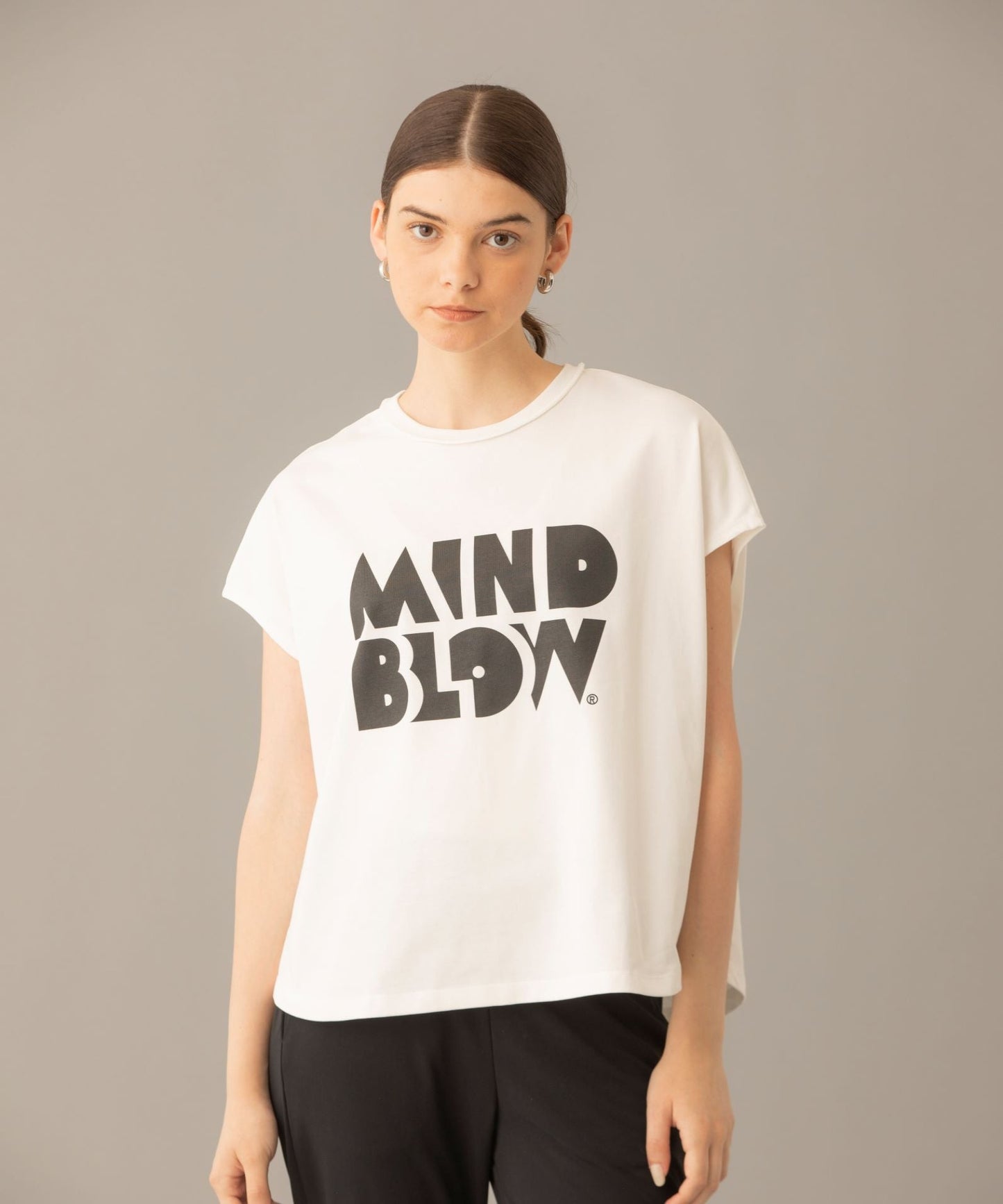 NEW FRENCH SLEEVE  TEE（MIND BLOW)